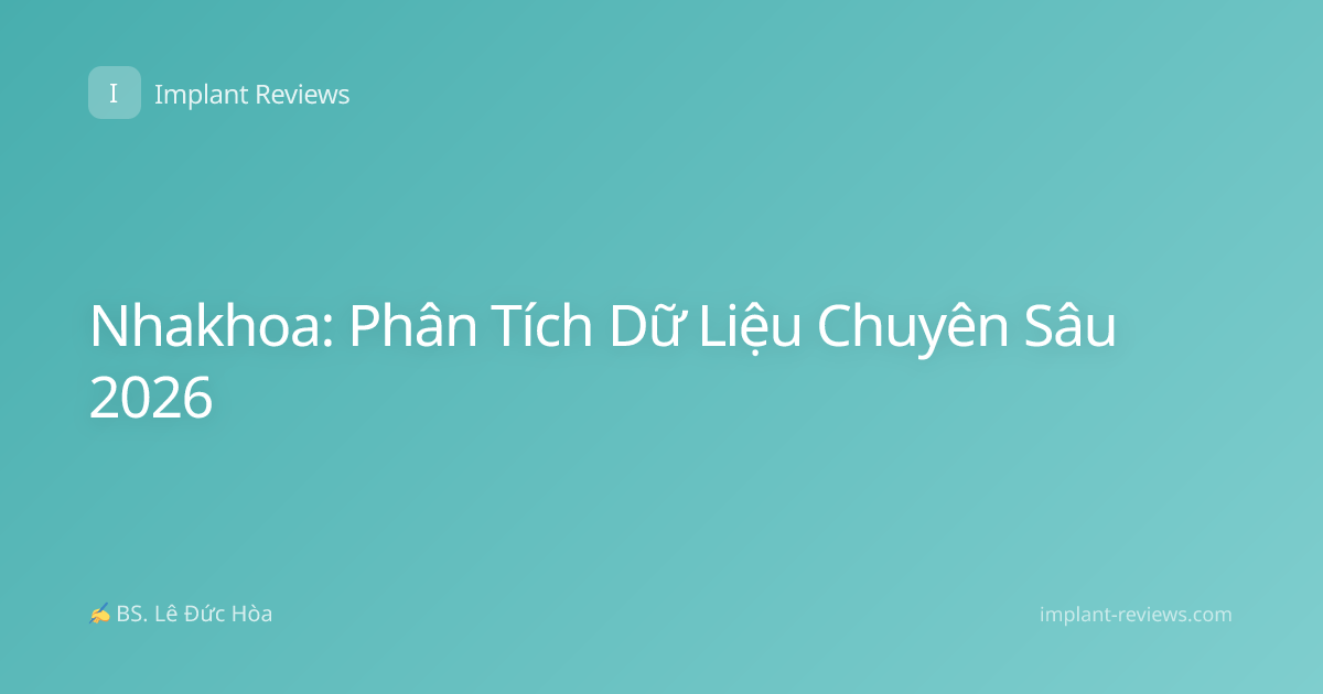 Nhakhoa: Phân Tích Dữ Liệu Chuyên Sâu 2026